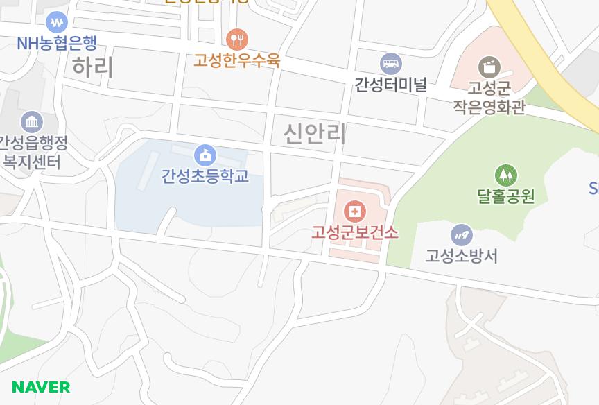 강원특별자치도 고성군 간성읍 신안리 동해1차 위치·실거래 시세 지도