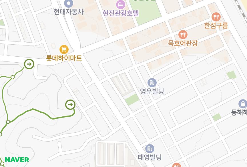 강원특별자치도 동해시 천곡동 범주성지 위치·실거래 시세 지도