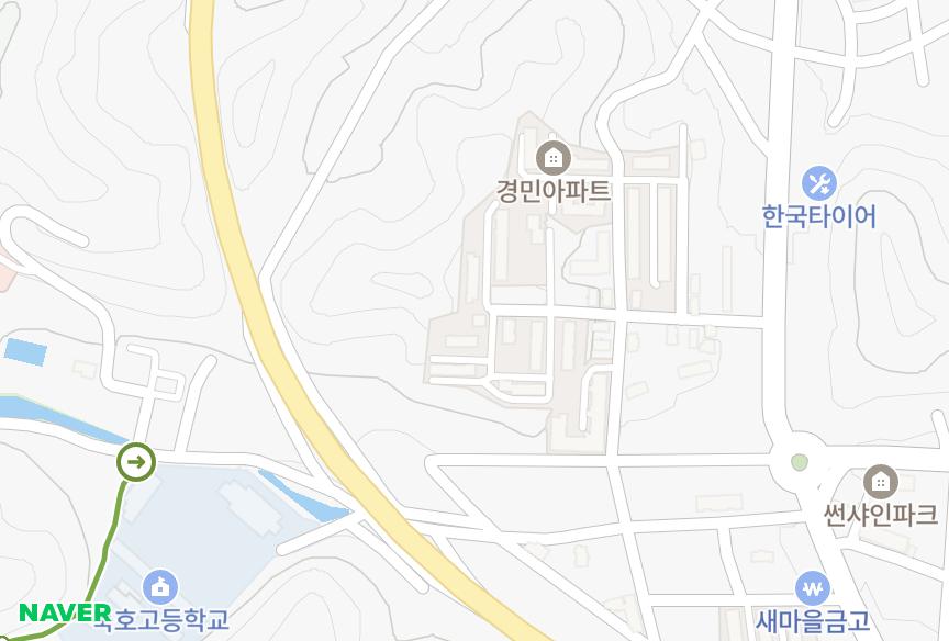 강원특별자치도 동해시 발한동 발한우석2차 위치·실거래 시세 지도