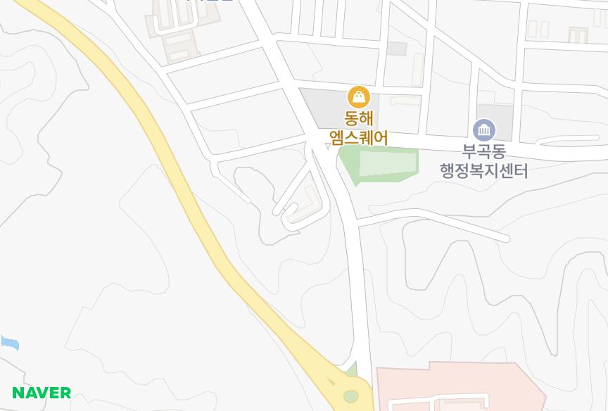강원특별자치도 동해시 부곡동 동화 위치·실거래 시세 지도