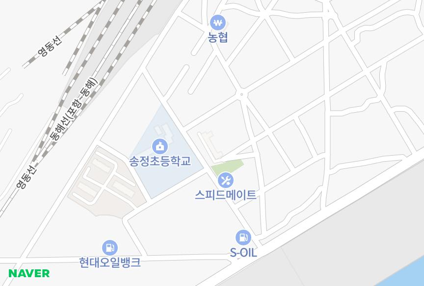 강원특별자치도 동해시 송정동 매화 위치·실거래 시세 지도
