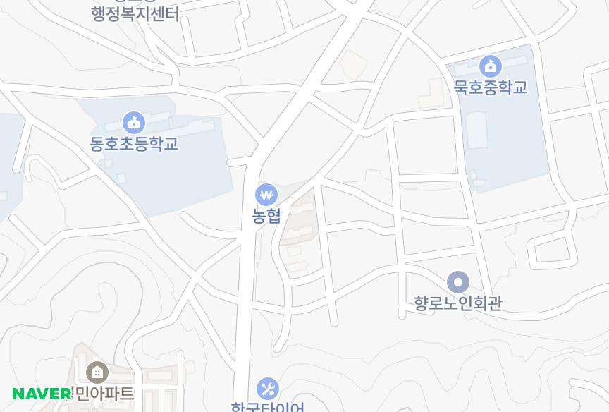 강원특별자치도 동해시 발한동 성남 위치·실거래 시세 지도