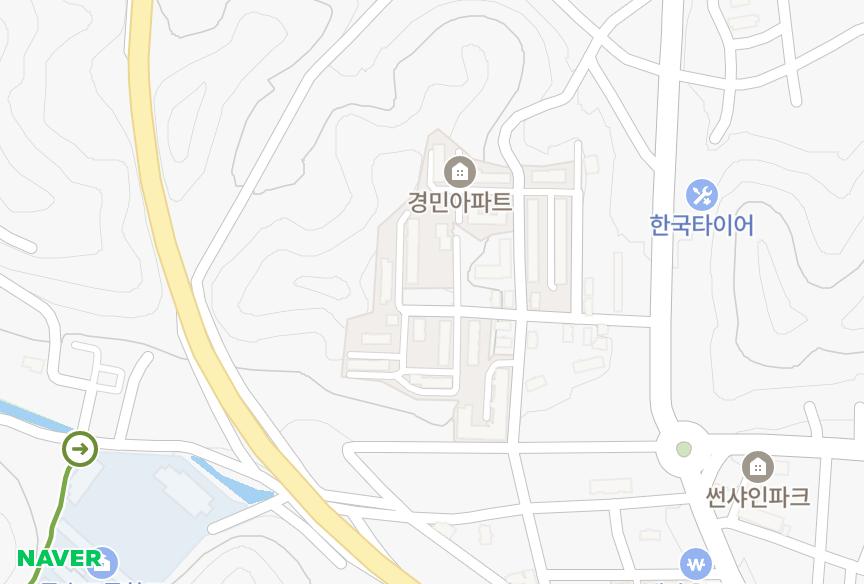 강원특별자치도 동해시 발한동 우석맨션 위치·실거래 시세 지도