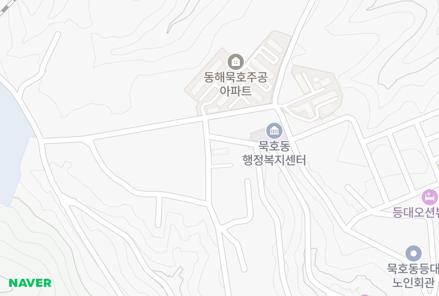 강원특별자치도 동해시 묵호진동 유한타워광이 위치·실거래 시세 지도