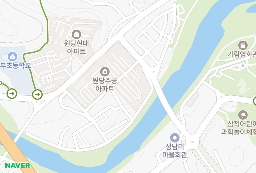 강원특별자치도 삼척시 원당동 삼척원당장기임대 위치·실거래 시세 지도