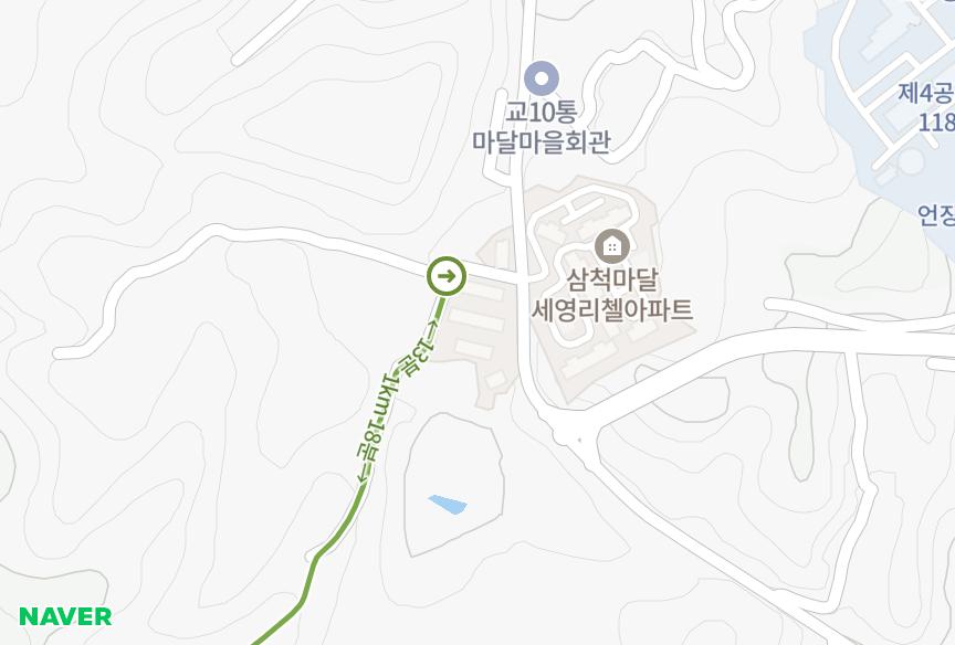 강원특별자치도 삼척시 마달동 혜진1차 위치·실거래 시세 지도