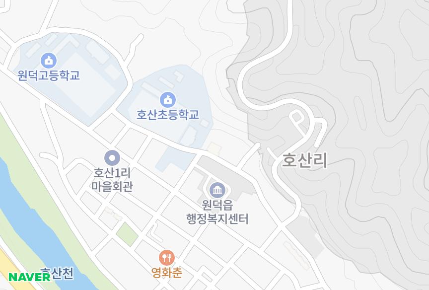 강원특별자치도 삼척시 원덕읍 호산리 시크릿캐슬 위치·실거래 시세 지도