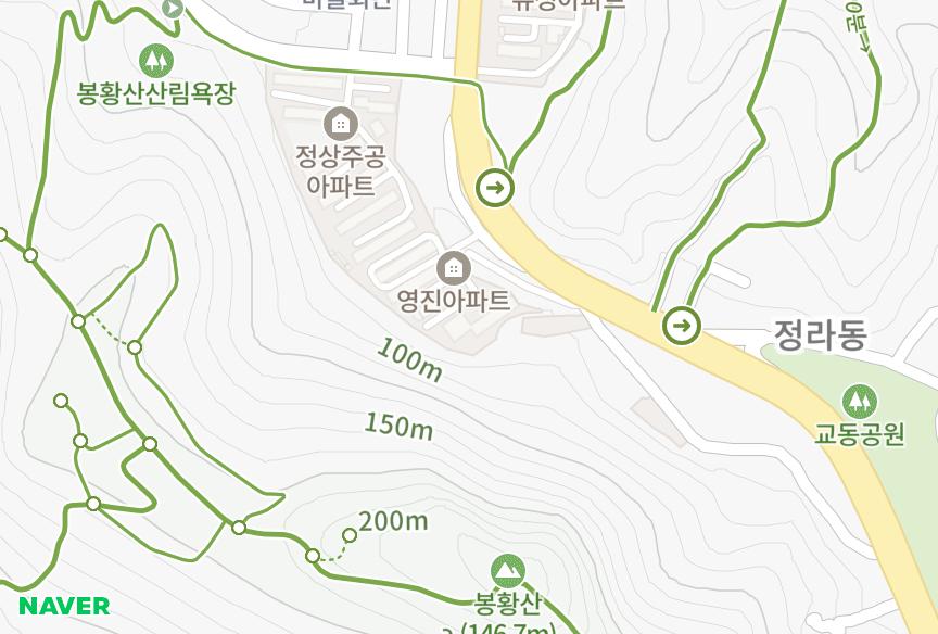 강원특별자치도 삼척시 정상동 영진 위치·실거래 시세 지도