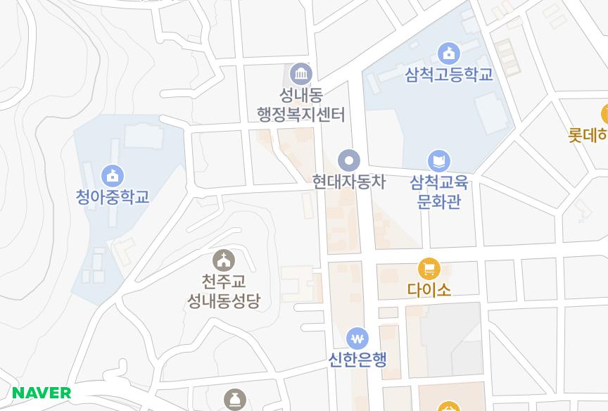 강원특별자치도 삼척시 당저동 경남 위치·실거래 시세 지도