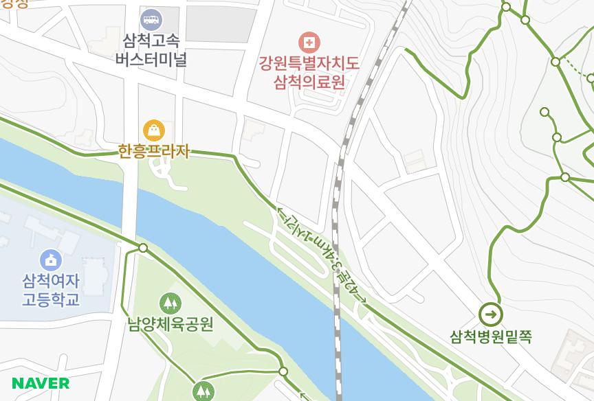 강원특별자치도 삼척시 정상동 정상선경빌라3차 위치·실거래 시세 지도