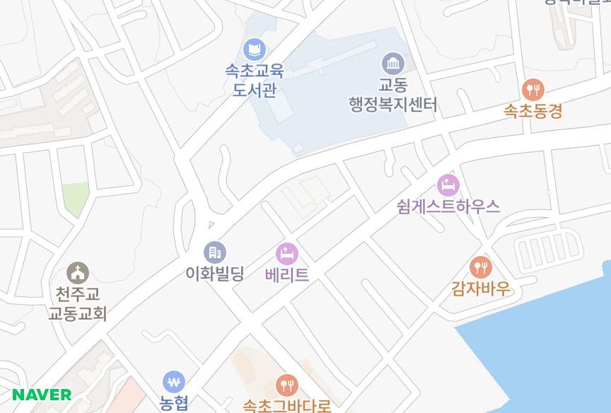 강원특별자치도 속초시 교동 골든렉시움 위치·실거래 시세 지도