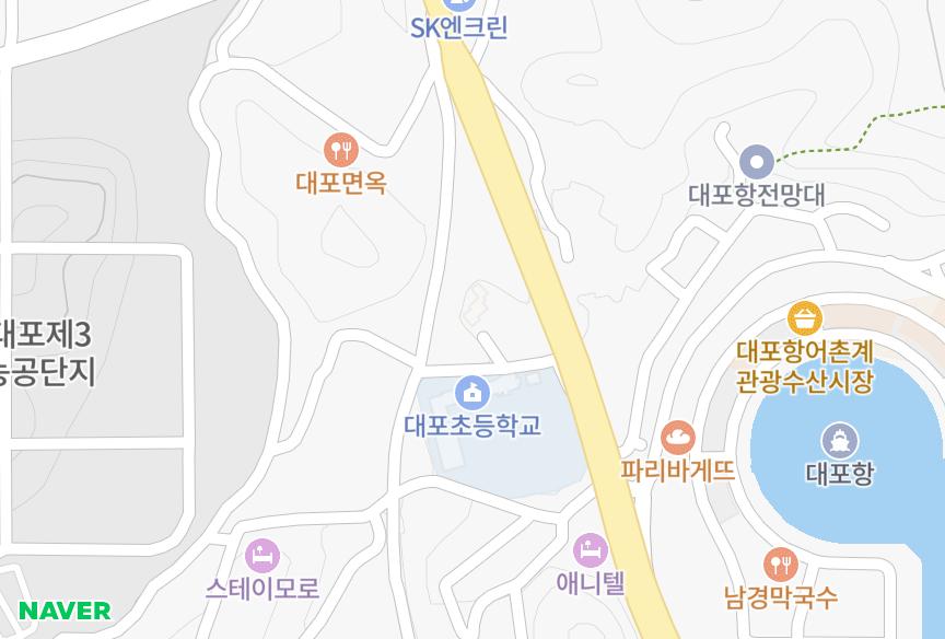 강원특별자치도 속초시 대포동 대명빌라트 위치·실거래 시세 지도