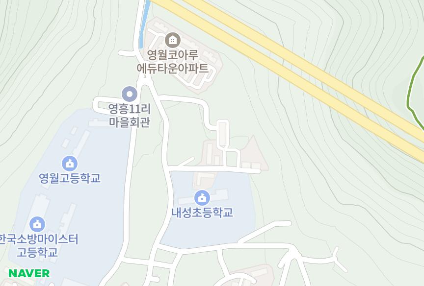 강원특별자치도 영월군 영월읍 영흥리 명보 위치·실거래 시세 지도