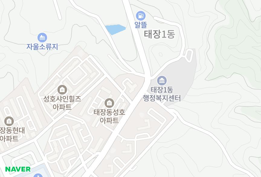 강원특별자치도 원주시 태장동 세인트파크 위치·실거래 시세 지도