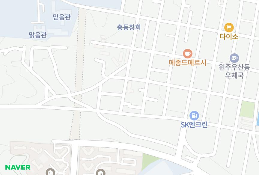 강원특별자치도 원주시 우산동 동우 위치·실거래 시세 지도