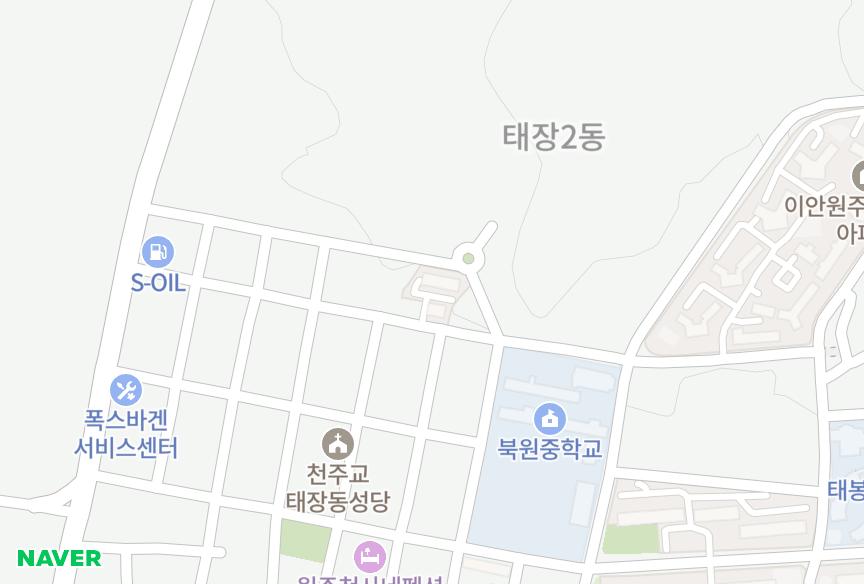 강원특별자치도 원주시 태장동 광희 위치·실거래 시세 지도