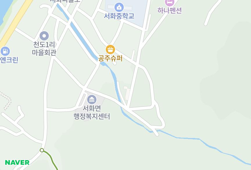 강원특별자치도 인제군 서화면 천도리 산호 위치·실거래 시세 지도