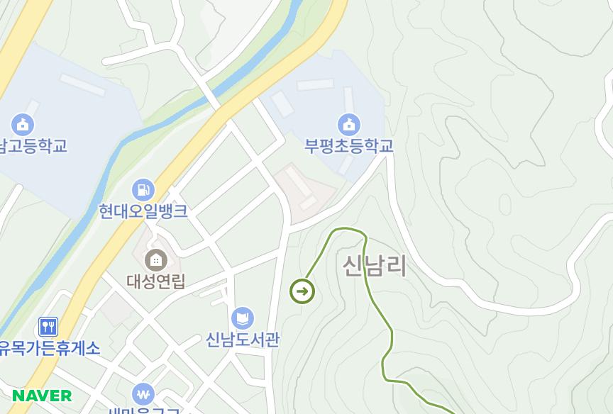 강원특별자치도 인제군 남면 신남리 대삼 위치·실거래 시세 지도