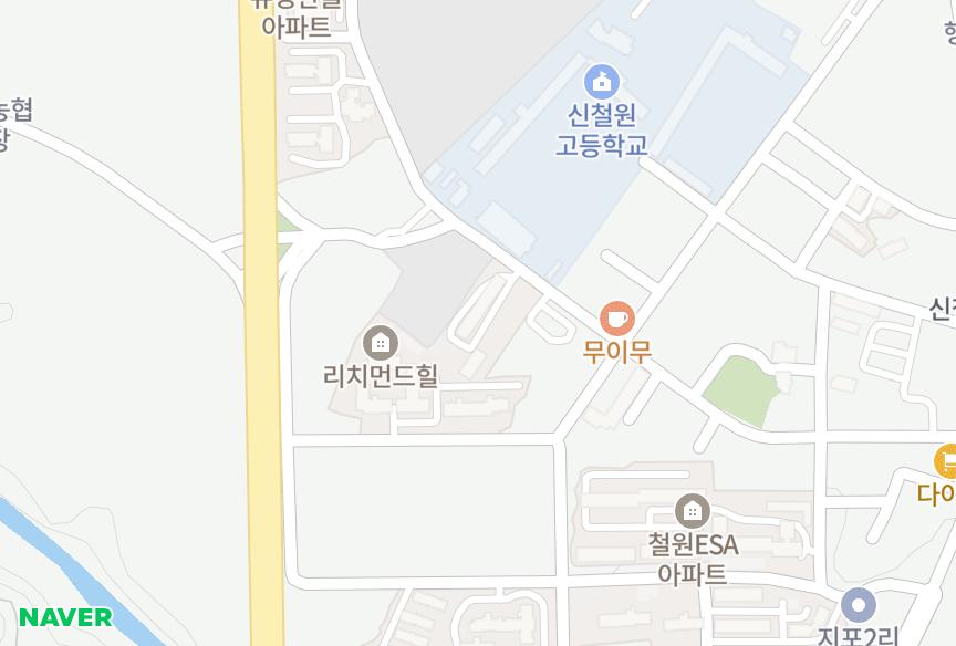 강원특별자치도 철원군 갈말읍 지포리 지포도성 위치·실거래 시세 지도