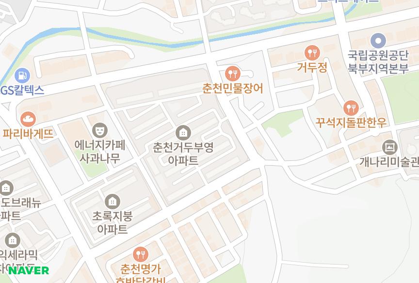 강원특별자치도 춘천시 동내면 거두리 부영2단지 위치·실거래 시세 지도