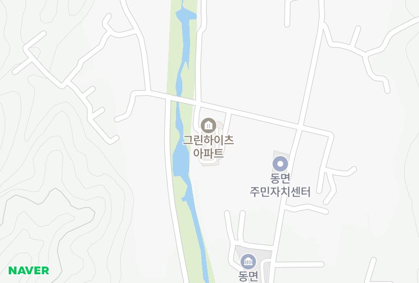 강원특별자치도 춘천시 동면 지내리 그린하이츠 위치·실거래 시세 지도
