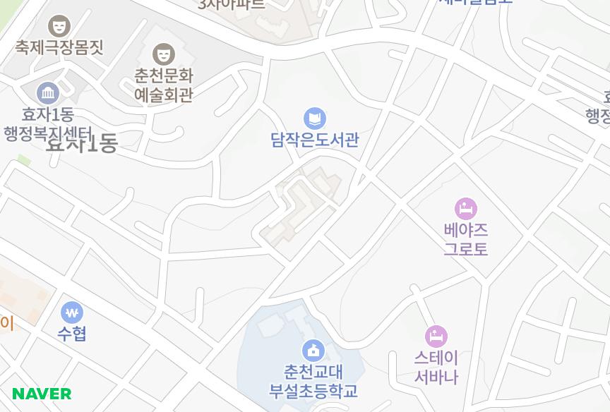 강원특별자치도 춘천시 효자동 신동아 위치·실거래 시세 지도
