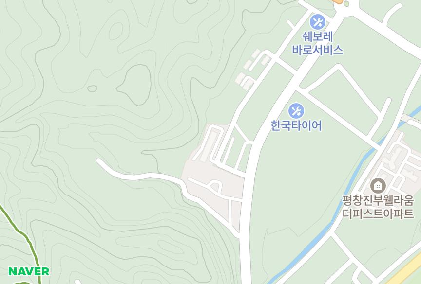 강원특별자치도 평창군 진부면 하진부리 태장위너빌 위치·실거래 시세 지도