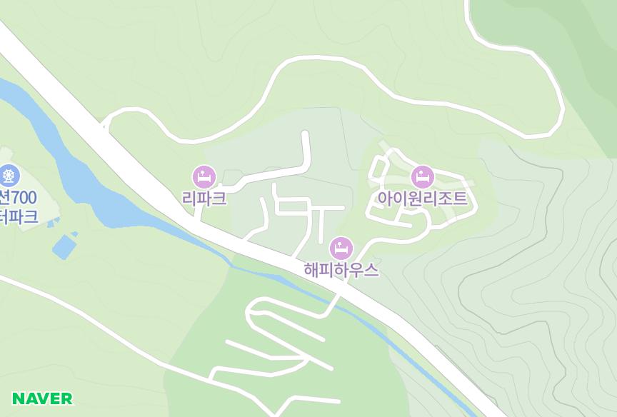 강원특별자치도 평창군 대관령면 용산리 한일빌리지 위치·실거래 시세 지도
