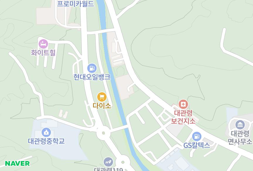 강원특별자치도 평창군 대관령면 횡계리 강산횡계 위치·실거래 시세 지도