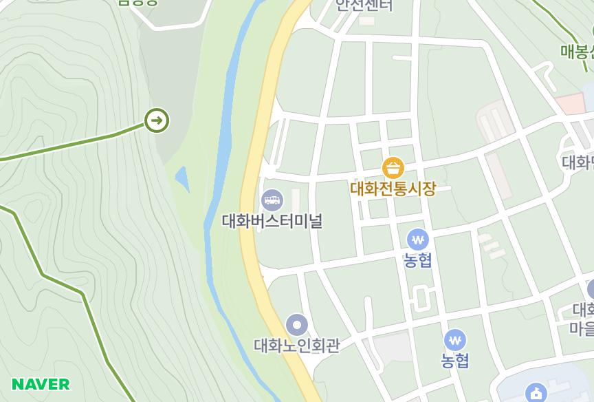 강원특별자치도 평창군 대화면 대화리 장미 위치·실거래 시세 지도