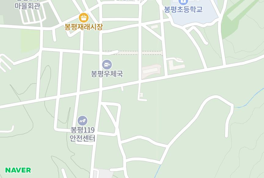 강원특별자치도 평창군 봉평면 창동리 한강스위트 위치·실거래 시세 지도
