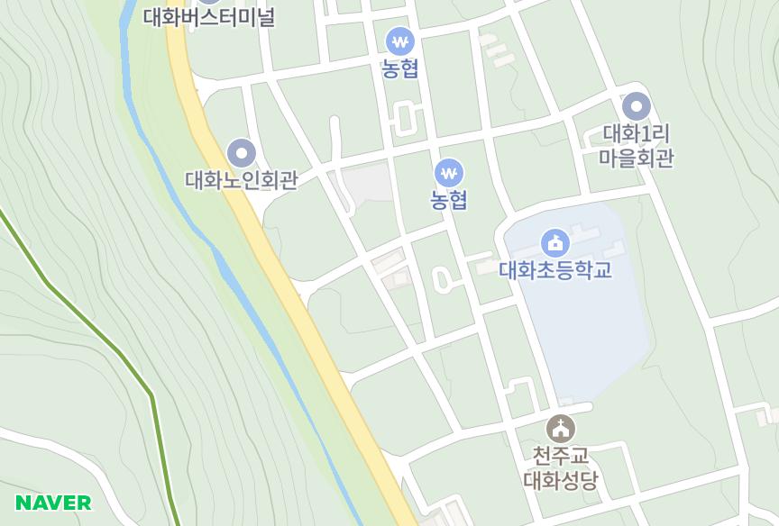 강원특별자치도 평창군 대화면 대화리 성도 위치·실거래 시세 지도