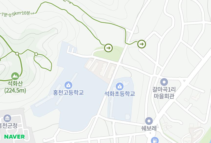 강원특별자치도 홍천군 홍천읍 희망리 우신 위치·실거래 시세 지도