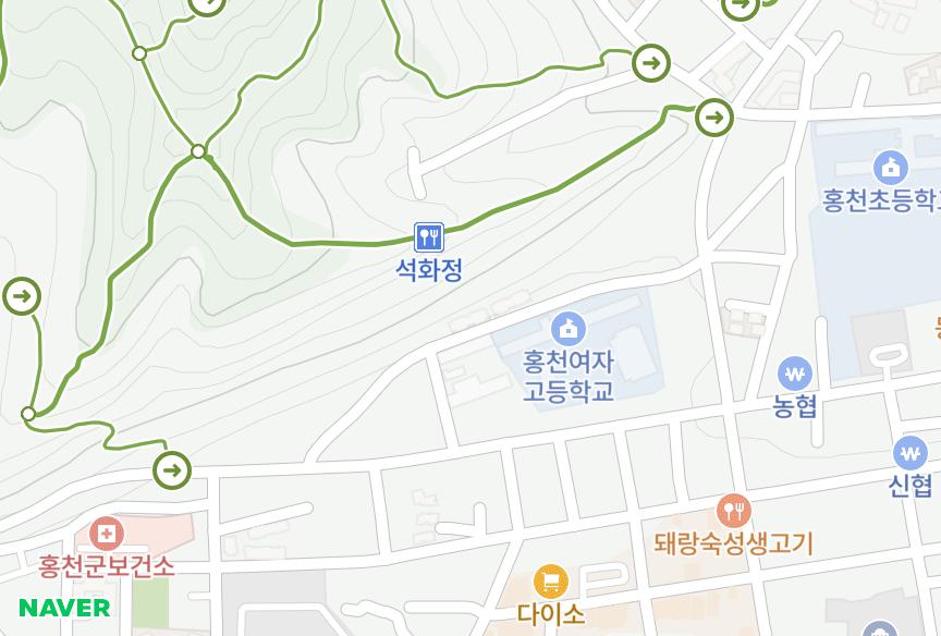 강원특별자치도 홍천군 홍천읍 희망리 우일 위치·실거래 시세 지도