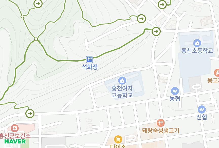 강원특별자치도 홍천군 홍천읍 희망리 동일 위치·실거래 시세 지도