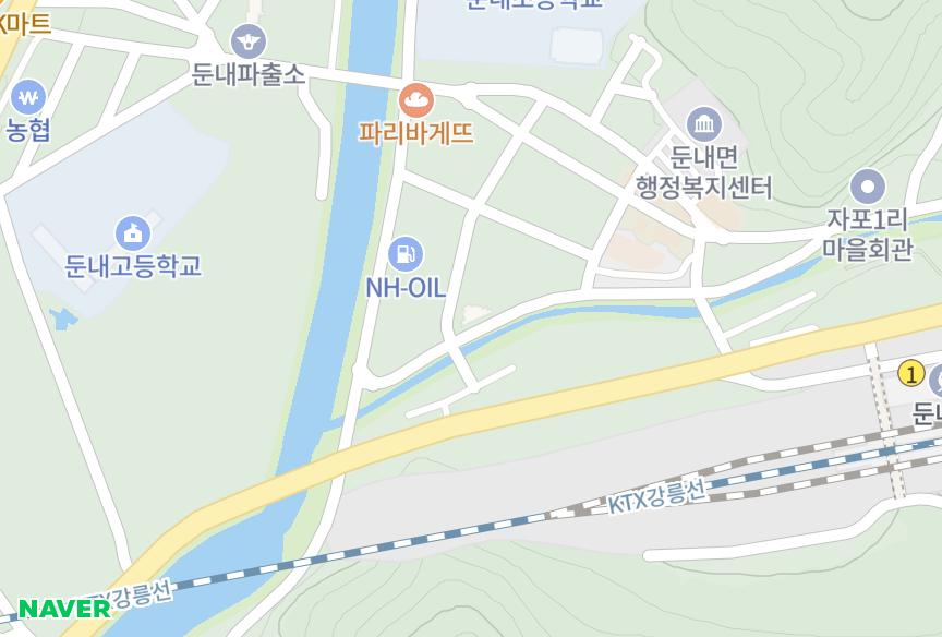강원특별자치도 횡성군 둔내면 자포곡리 그린힐 위치·실거래 시세 지도