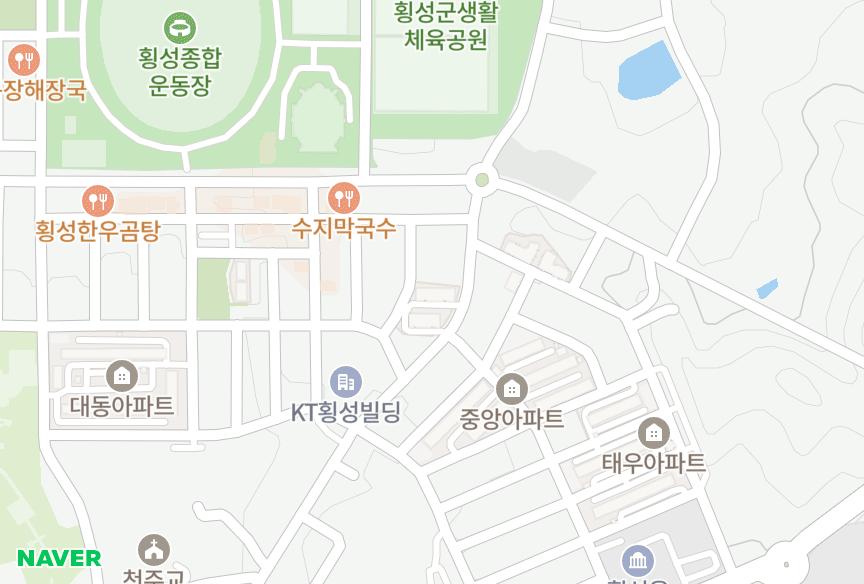 강원특별자치도 횡성군 횡성읍 북천리 영진 위치·실거래 시세 지도