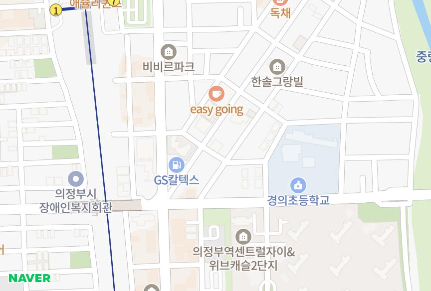 경기도 의정부시 의정부동 공간라움 위치·실거래 시세 지도