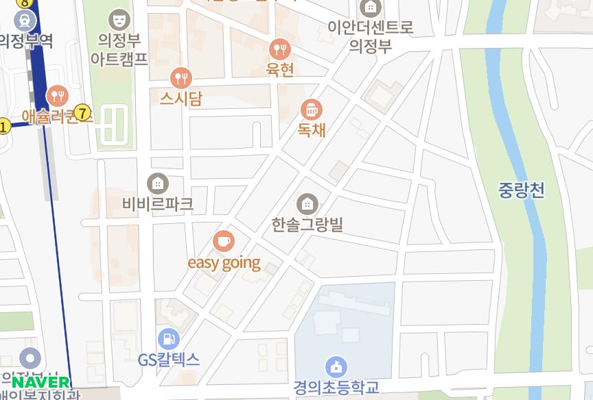 경기도 의정부시 의정부동 비비르타워 위치·실거래 시세 지도