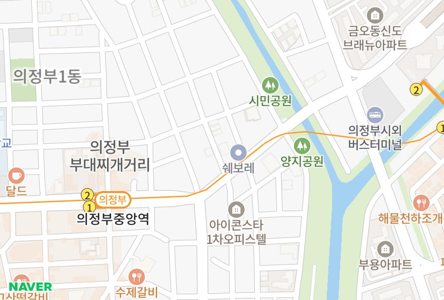 경기도 의정부시 의정부동 골든하우스 위치·실거래 시세 지도