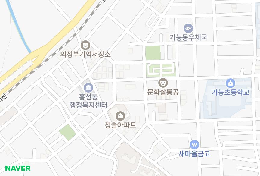 경기도 의정부시 가능동 궁전 위치·실거래 시세 지도