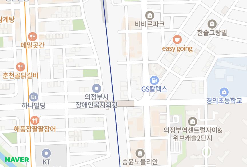 경기도 의정부시 의정부동 디에스타워 위치·실거래 시세 지도