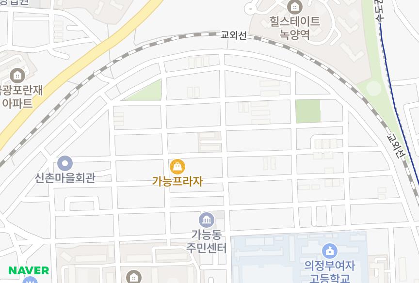 경기도 의정부시 가능동 희망 위치·실거래 시세 지도