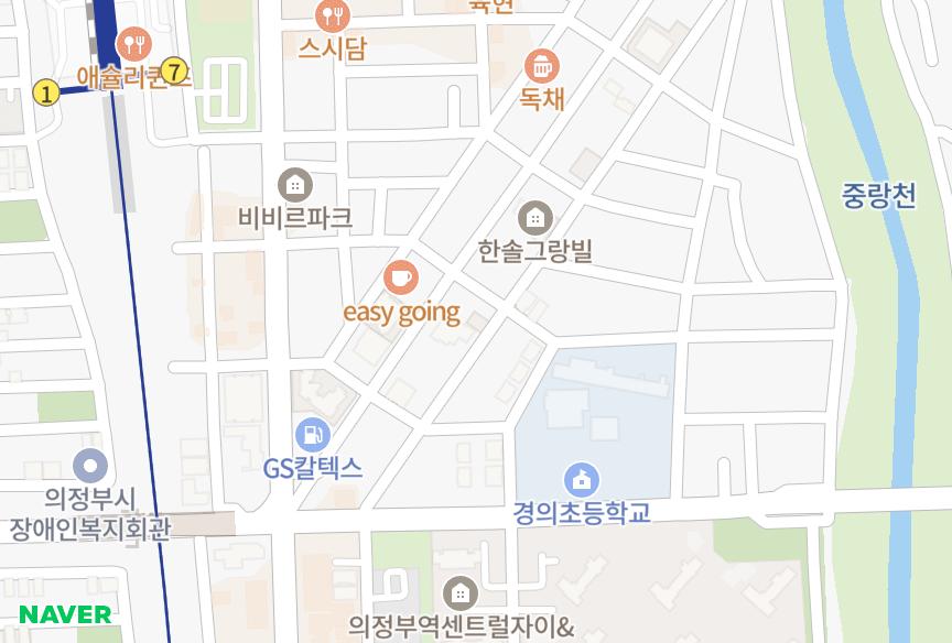 경기도 의정부시 의정부동 대봉그린아파트B 위치·실거래 시세 지도