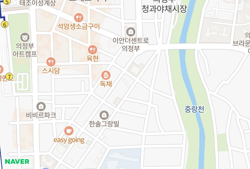 경기도 의정부시 의정부동 로즈데일 위치·실거래 시세 지도
