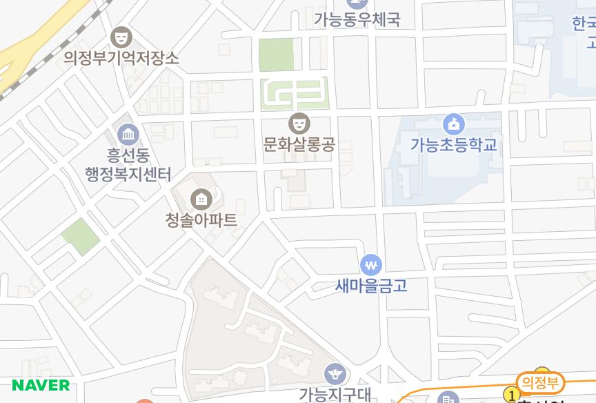 경기도 의정부시 가능동 가능신진 위치·실거래 시세 지도