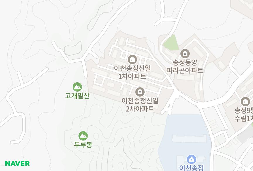 경기도 이천시 송정동 이천송정신일2차 위치·실거래 시세 지도