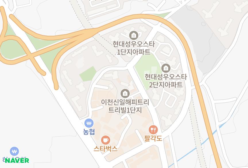 경기도 이천시 부발읍 아미리 이천신일해피트리트리빌1단지 위치·실거래 시세 지도