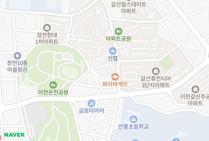 경기도 이천시 갈산동 보은 위치·실거래 시세 지도