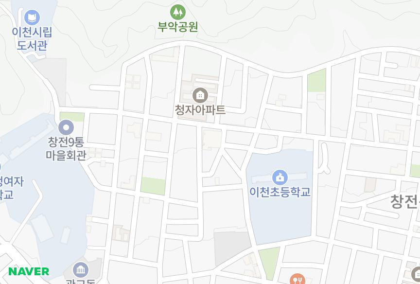 경기도 이천시 창전동 타미나홈스 위치·실거래 시세 지도